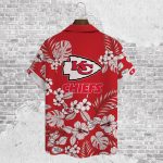 Kansas City Chiefs 2023 AOP 3D Button 3D Button Hawaiian Shirt Gift for Men Dad Father Gift for Men Dad Father V29