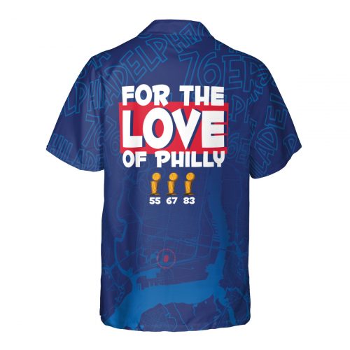 Philadelphia 76ers Symbol For The Love Of Philly 3D 3D Button 3D Button Hawaiian Shirt Gift for Men Dad Father Gift for Men Dad Father
