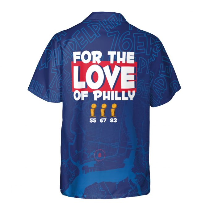 Philadelphia 76ers Symbol For The Love Of Philly 3D 3D Button 3D Button Hawaiian Shirt Gift for Men Dad Father Gift for Men Dad Father