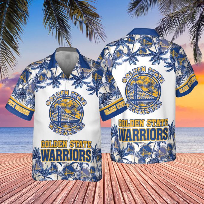Golden State Warriors 3D Button 3D Button Hawaiian Shirt Gift for Men Dad Father Gift for Men Dad Father V22