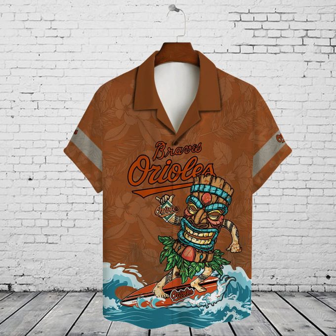 Baltimore Orioles 2023 AOP 3D Button 3D Button Hawaiian Shirt Gift for Men Dad Father Gift for Men Dad Father V12