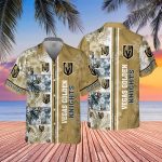 Vegas Golden Knights 2023 V1 AOP 3D Button 3D Button Hawaiian Shirt Gift for Men Dad Father Gift for Men Dad Father SH1NHFI
