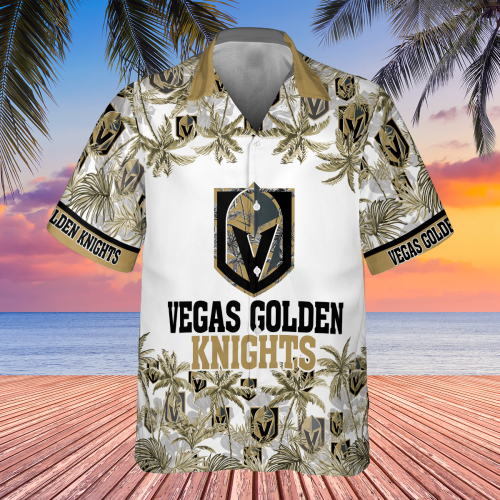 Vegas Golden Knights 2023 AOP 3D Button 3D Button Hawaiian Shirt Gift for Men Dad Father Gift for Men Dad Father V12