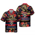 Florida Panthers 2023 AOP 3D Button 3D Button Hawaiian Shirt Gift for Men Dad Father Gift for Men Dad Father V2