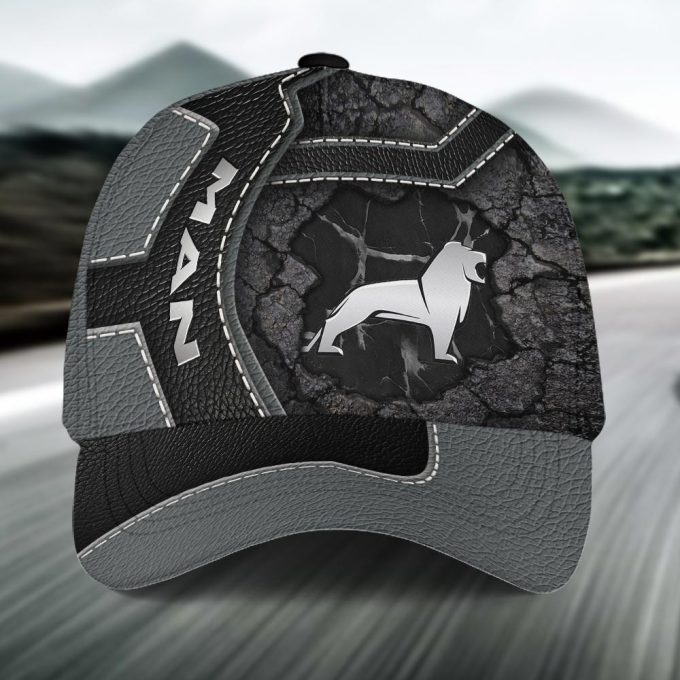 MAN Classic Cap, Leather Cap Gift for Men and Women