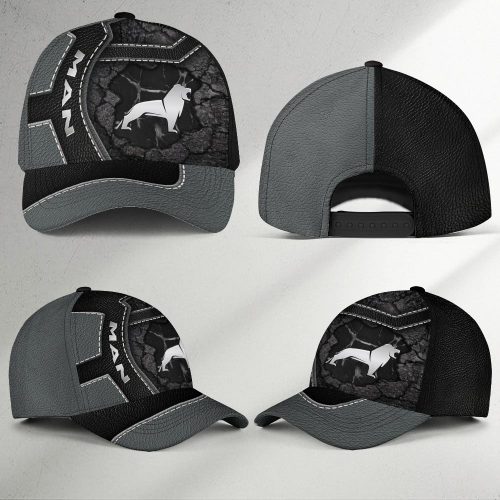 MAN Classic Cap, Leather Cap Gift for Men and Women