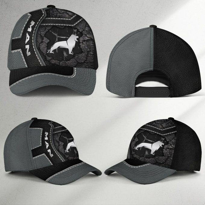 MAN Classic Cap, Leather Cap Gift for Men and Women