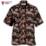 Flamingo Pineapple Vintage Hawaiian Shirt – Trendy Aloha: Classic Style for a Stylish Look