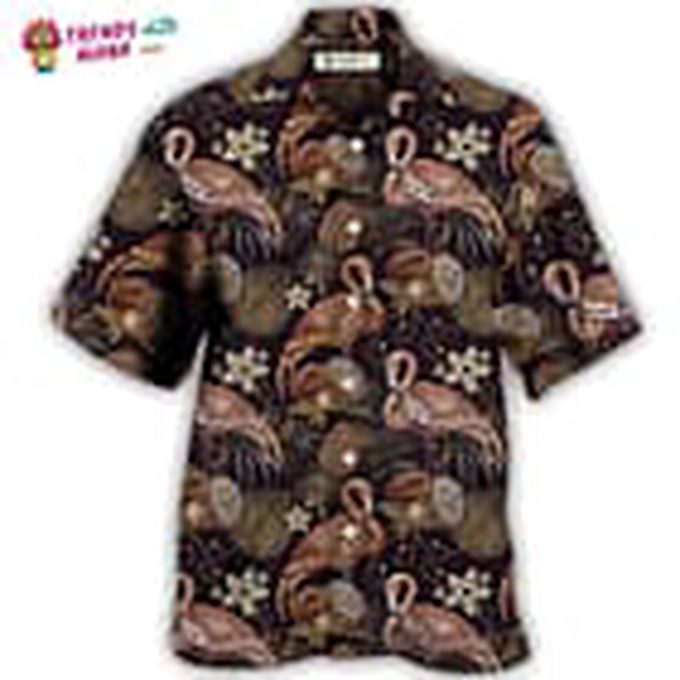 Flamingo Pineapple Vintage Hawaiian Shirt – Trendy Aloha: Classic Style for a Stylish Look