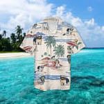 Lhasa Apso Summer Beach Trendy Hawaiian Shirt – Men Women Aloha Short Sleeve Beachwear