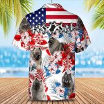 Keeshond Trendy Hawaiian Shirt – Summer Aloha Shirt for Men and Women
