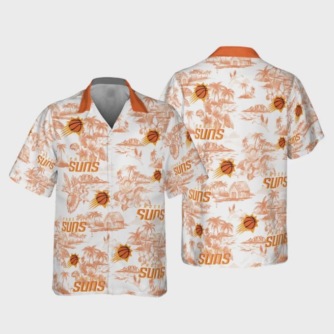 Vintage NBA Phoenix Suns Aloha Island Shirt – Authentic Hawaiian Gift
