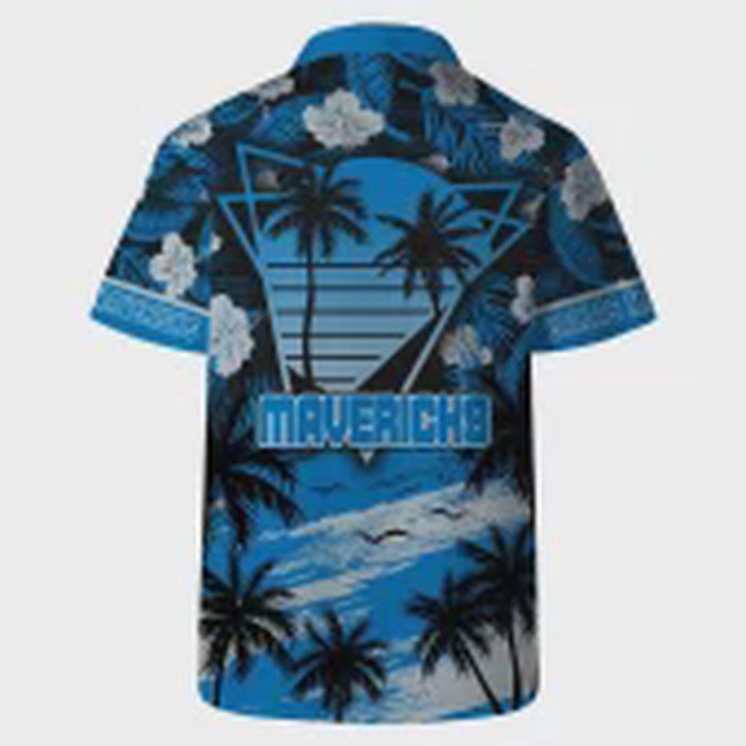 Get Tropical with Dallas Mavericks Island Paradise Hawaiian Aloha Shirt