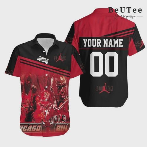 Chicago Bulls Jordan Legacy Hawaiian Shirt Gift for Men Dad and Father