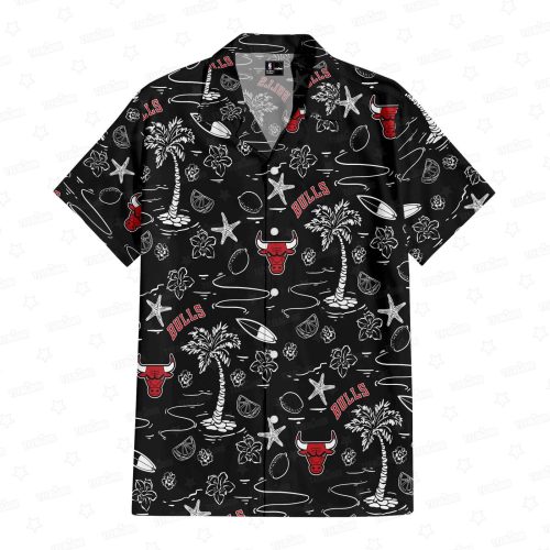 Chicago Bulls Hoops Legend Team Hawaiian Shirt Gift for Men Dad and Father