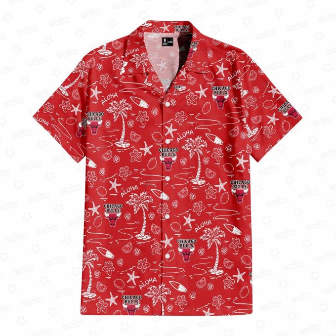 Chicago Bulls Tropical Breeze Hawaiian Shirt Gift for Men Dad and Father