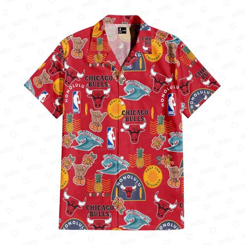 Chicago Bulls Aloha Breeze Hawaiian Shirt Gift for Men Dad and Father
