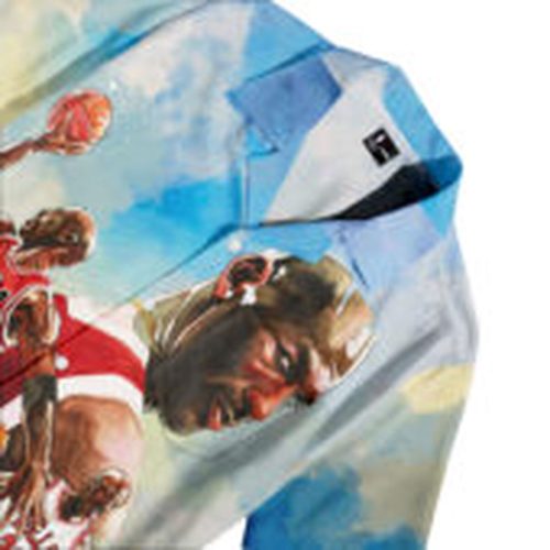 Michael Jordan Chicago Bulls Airborne Legend Hawaiian Shirt Gift for Men Dad and Father