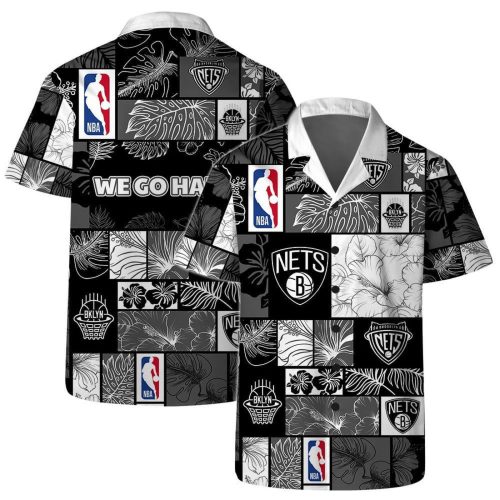 Brooklyn Nets Urban Jungle Hawaiian Shirt NBA Aloha Shirt