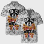 Brooklyn Nets Floral Dream Hawaiian Shirt NBA Aloha Shirt