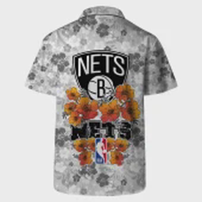 Brooklyn Nets Floral Dream Hawaiian Shirt NBA Aloha Shirt