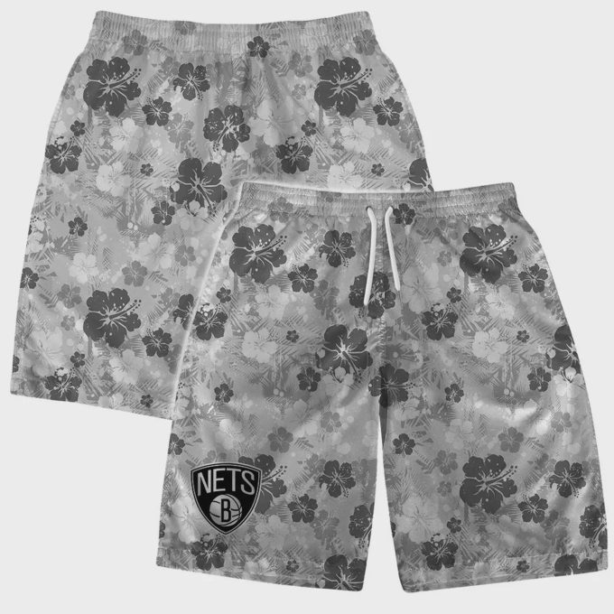 Brooklyn Nets Floral Dream Hawaiian Shirt NBA Aloha Shirt