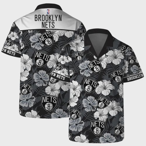 Brooklyn Nets Tropical Vibes Hawaiian Shirt NBA Aloha Shirt
