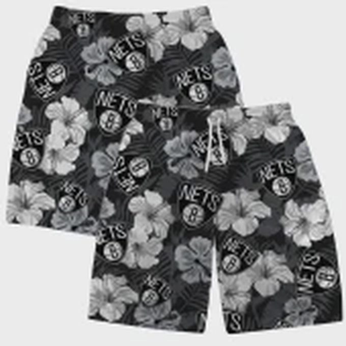 Brooklyn Nets Tropical Vibes Hawaiian Shirt NBA Aloha Shirt