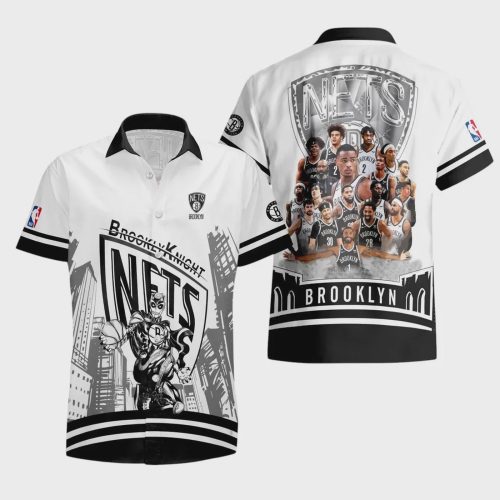 Brooklyn Nets City Knight Hawaiian Shirt NBA Aloha Shirt