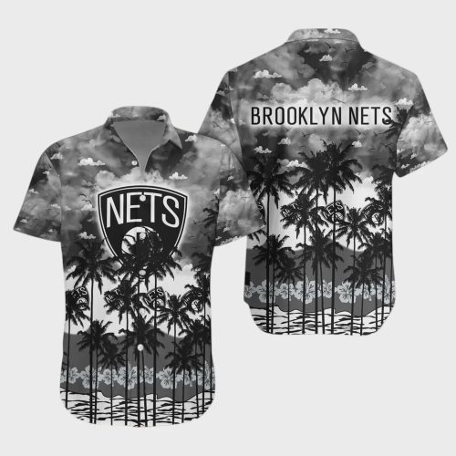 Brooklyn Nets Tropical Sunset Hawaiian Shirt NBA Aloha Shirt