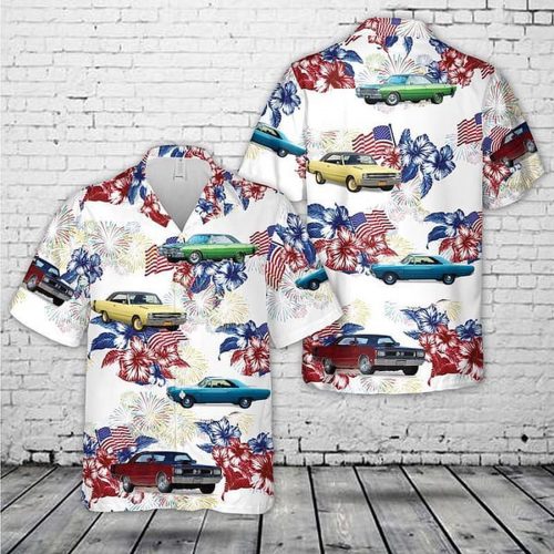 1969 Dodge Dart Swinger 340, 4Th Of July Trendy Hawaiian Shirt For Men And Women