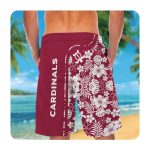 Arizona Cardinals And Snoopy Short Sleeve Button Up Tropical Aloha 3D Button Hawaiian Shirt Gift for Men Dad Fathers For Mens Women