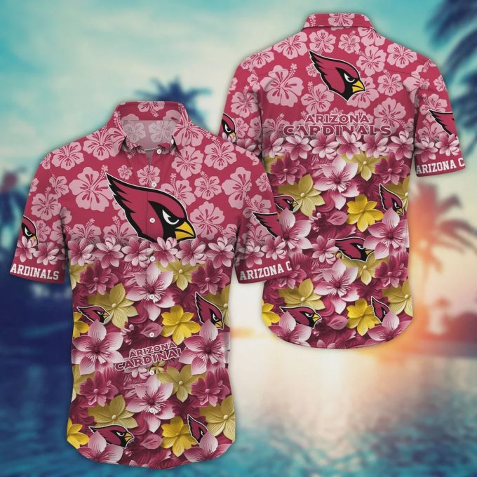 Arizona Cardinals NFL Aloha Pattern Hawaiian Shirt Gift for Men and Women