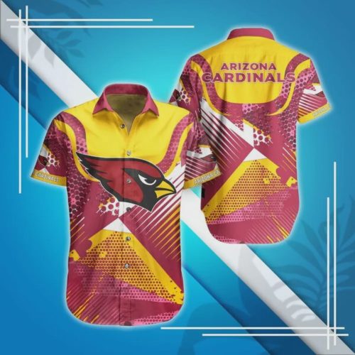 Arizona Cardinals NFL Digital Pattern Hawaiian Shirt Gift for Men and Women