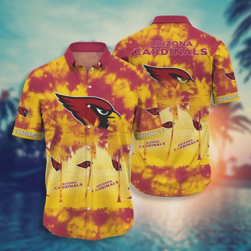 Arizona Cardinals NFL Fire Pattern Hawaiian Shirt Gift for Men and Women