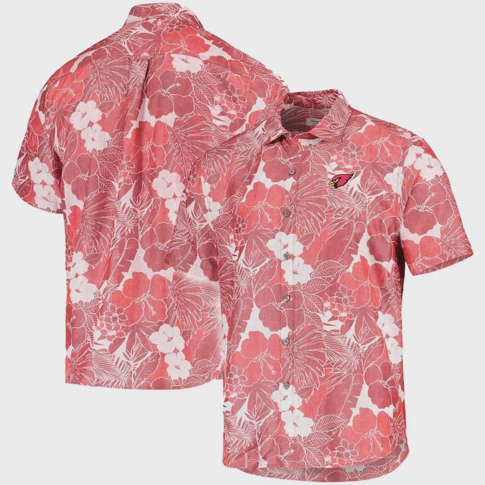 Arizona Cardinals NFL Floral Pattern Hawaiian Shirt Gift for Men and Women
