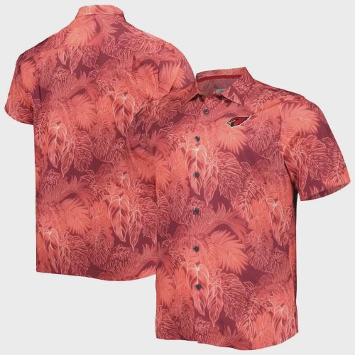 Arizona Cardinals NFL Leaves Pattern Hawaiian Shirt Gift for Men and Women