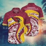 Arizona Cardinals NFL Line Waves Pattern Summer Hawaiian Shirt Gift for Men and Women