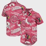 Arizona Cardinals NFL Logo Art Pattern Hawaiian Shirt Gift for Men and Women