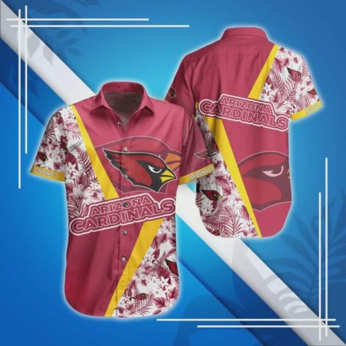 Arizona Cardinals NFL Logo Football Hawaiian Shirt Gift for Men and Women