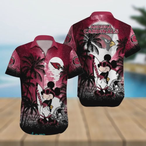 Arizona Cardinals NFL Mickey Mouse Aloha Hawaiian Shirt Gift for Men and Women