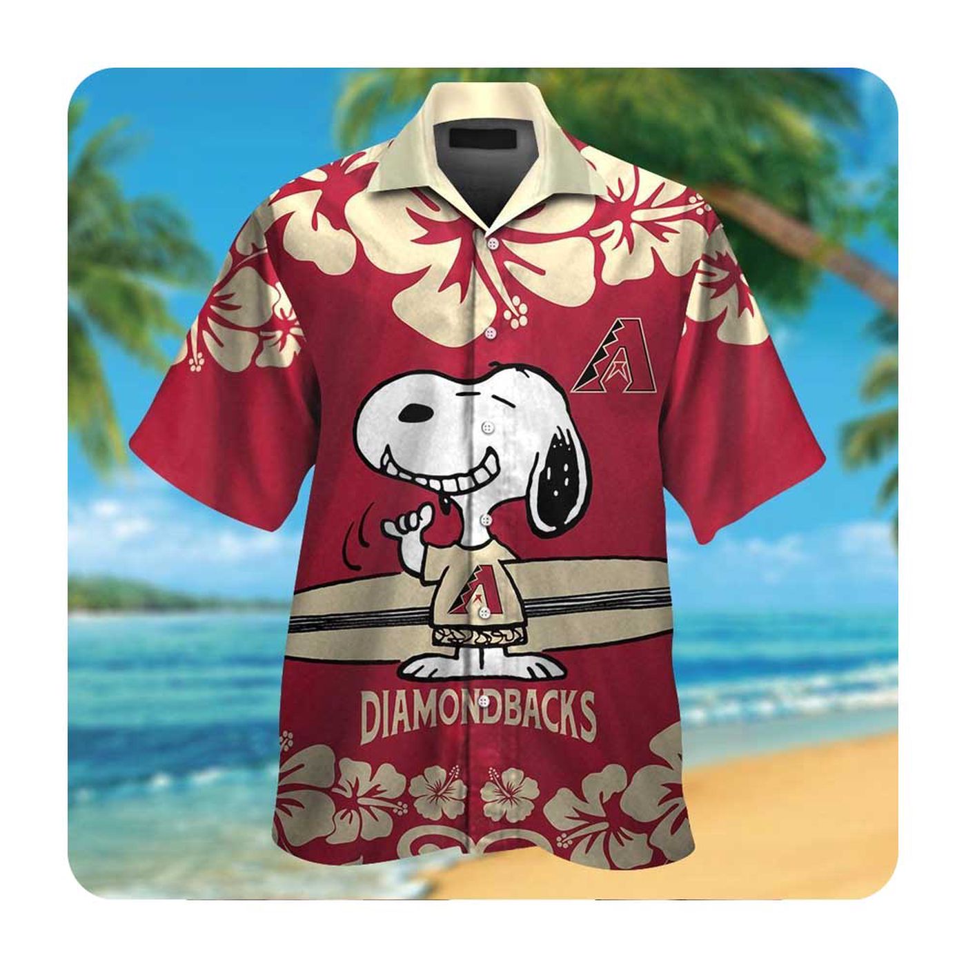 Arizona Diamondbacks Snoopy Hawaii Shirt Summer Button Up Shirt For Men Women Arizona Diamondbacks Snoopy Hawaii Shirt Summer Button Up Shirt For Men Women