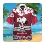Arkansas Razorbacks And Snoopy Hawaii Shirt Summer Button Up Shirt For Men Women
