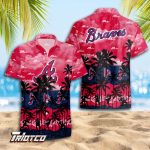 Atlanta Braves 3D Button Hawaiian Shirt – Perfect Gift for Men Dad and Father – Trending Summer Style