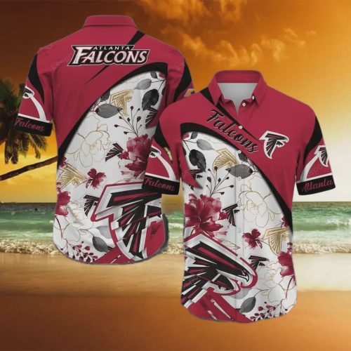Atlanta Falcons NFL Beach Aloha Pattern Hawaiian Shirt Gift for Men and Women