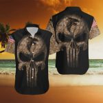 Atlanta Falcons NFL Camouflage Skull Pattern Hawaiian Shirt Gift for Men and Women