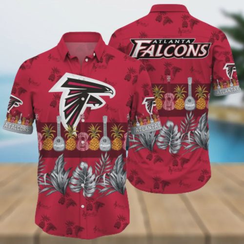 Atlanta Falcons NFL Guitar Summer Pattern Hawaiian Shirt Gift for Men and Women