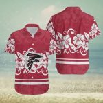 Atlanta Falcons NFL Hibiscus Flowers Trendy Summer Gift Hawaiian Shirt Gift for Men and Women