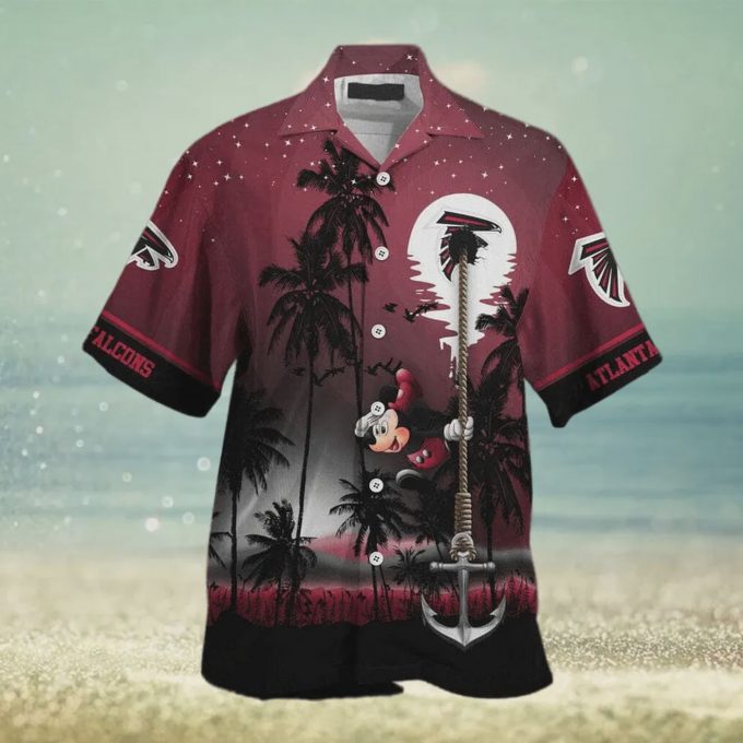 Atlanta Falcons NFL Mickey Mouse Funny Hawaiian Shirt Gift for Men and Women
