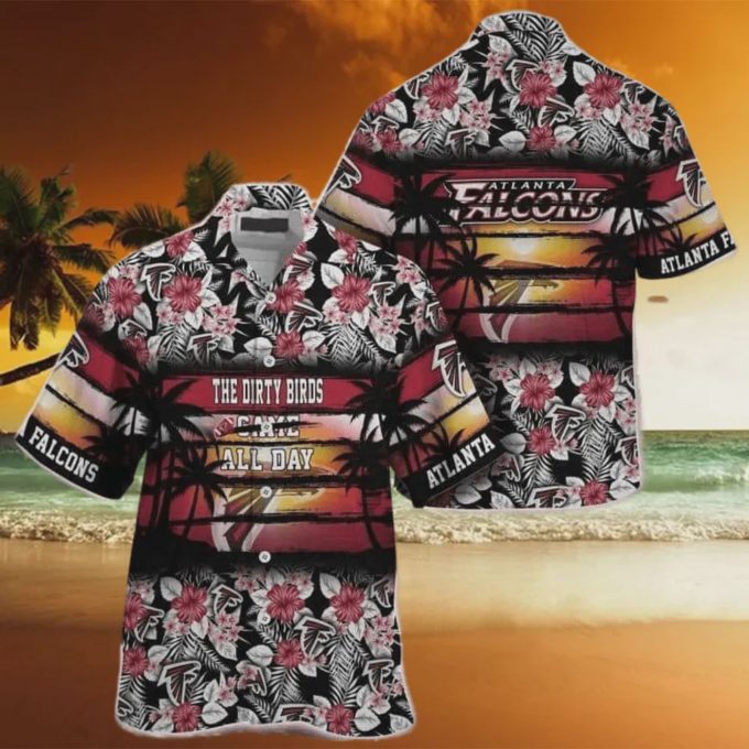 Atlanta Falcons NFL The Dirty Birds Came All Day Hawaiian Shirt Gift for Men and Women